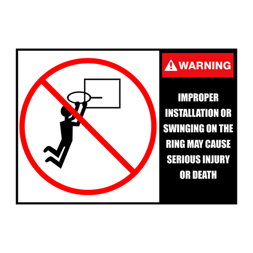 Basketball Ring Hoop Height Adjustable Portable Set