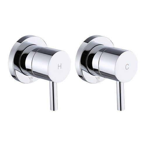 Bathroom Shower Bath Hot and Cold Mixer WATERMARK Certified - Chrome