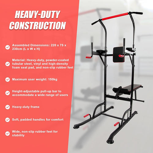 Power Tower Multi Station Home Gym