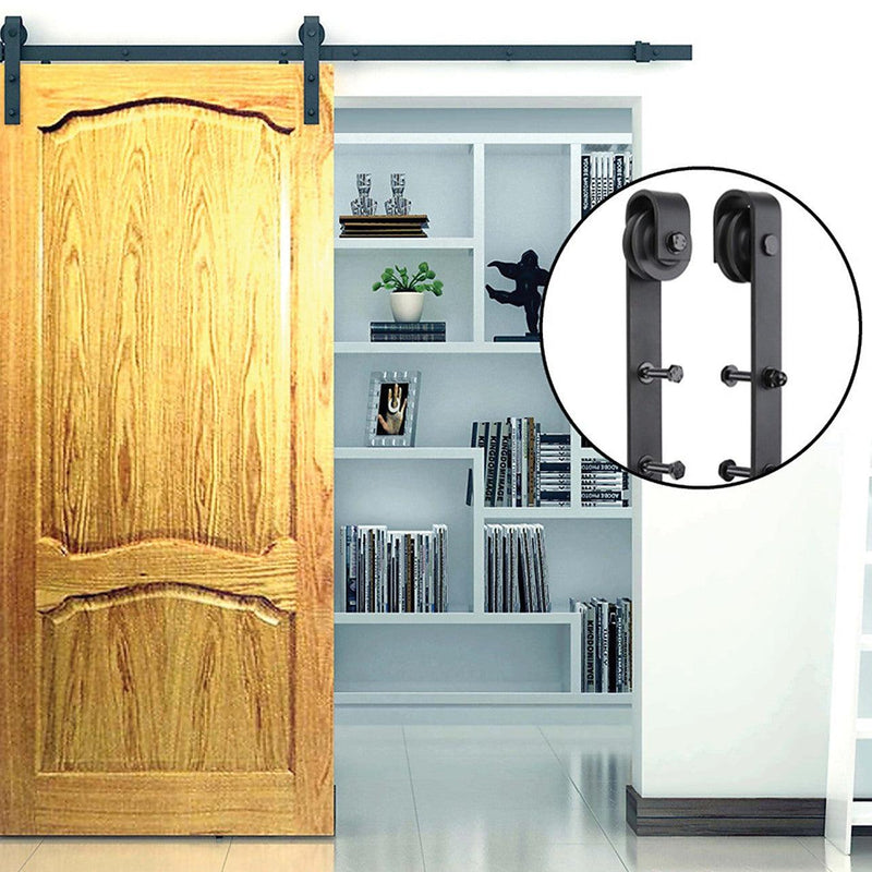 Black Sliding Barn Door Hardware Australia's DIY, Renovation, Home and Lifestyle Store