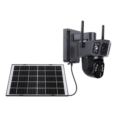 9MP Wireless Solar Security Camera – WIFI Outdoor Battery PTZ CCTV System for Home & Property