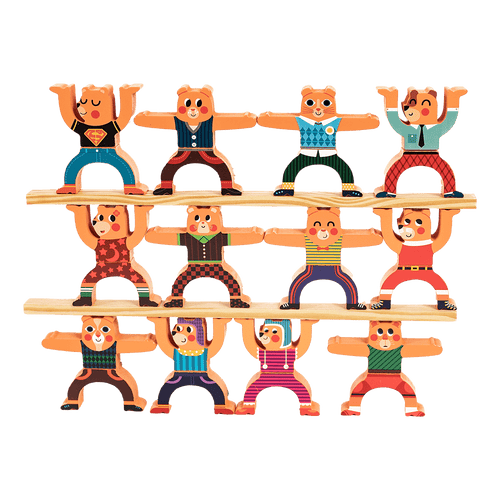 Balancing Stacking Blocks Educational Balance Wooden Acrobatic Toys Game