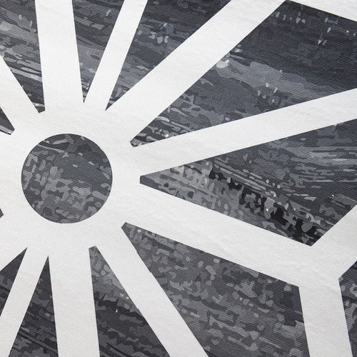 200x300cm Large Floor Black & White Geometric Rug – Modern Area Carpet for Bedroom & Lounge