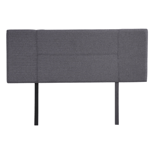 Double Grey Linen Fabric Bed Headboard Bedhead
