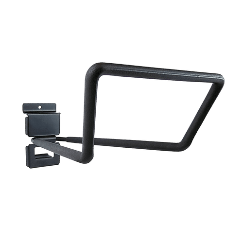 Slatwall Storage Pack for Retail Display Garage Storage - Black Deep Loop Hook