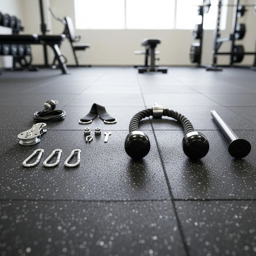 Pulley System Cable Attachment Pull Down Machine DIY Home Gym Workout Kit           