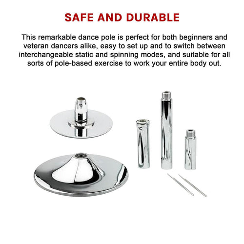 Portable Dance Spinning Pole Dancing Home Gym Fitness