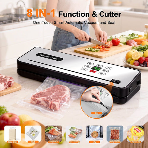 Cordless Food Vacuum Sealer Machine Dry & Wet with 30 Bags