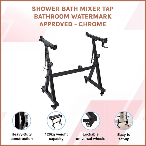 Z-Style Keyboard Stand – Heavy Duty Adjustable Piano Stand for Digital & Portable Keyboards