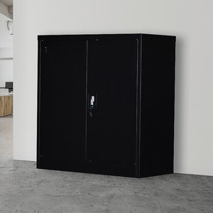 Two-Door Shelf Office Gym Filing Cabinet Safe Storage Locker