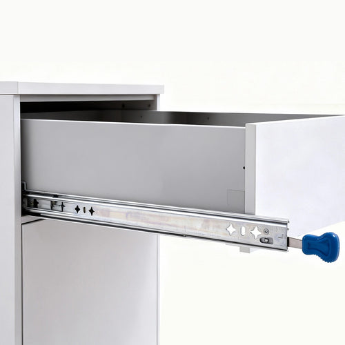 100cm Heavy Duty Drawer Runners Pair – 100kg Locking Slide Rails