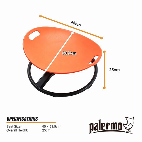 360° Sensory Spinning Chair for Kids with Stable Base & Handles Active Balance Spin Seat Indoor Play