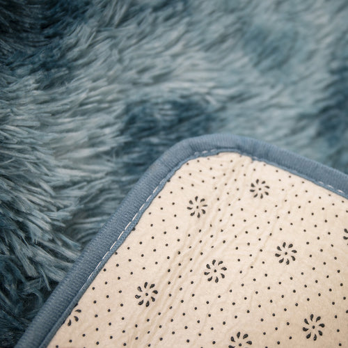 200x300cm Large Floor Soft Blue Fluffy Rug – Modern Area Carpet for Bedroom, Living Room, Lounge or Home Décor Mat