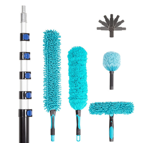 9m Extendable Ceiling Duster Kit – Heavy Duty Telescopic Pole for High Reach Cleaning
