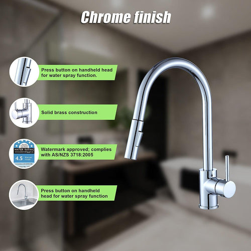  Basin Mixer Tap Faucet -Kitchen Laundry Bathroom Sink