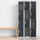 12-Door Locker – Grey with Charcoal Door Padlock-operated | Secure Storage for Office, Gym, School