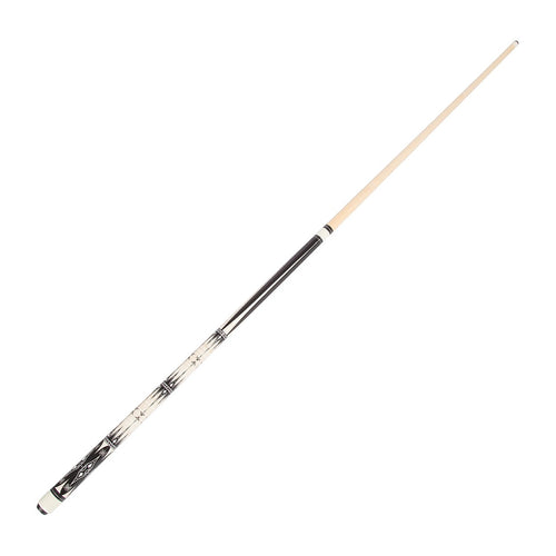 57in 2-Piece Wood Pool Cue Stick 19oz with Carry Bag