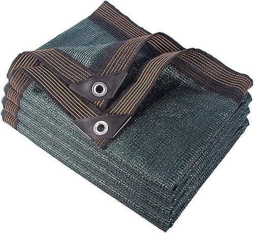 15m x 2m Fence Windscreen Privacy Screen Shade Cover Dark Green Fabric Mesh Garden