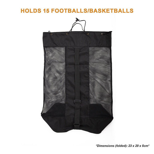 Extra Large Sports Ball Carry Bag Waterproof Football Basketball Volleyball Soccer Rugby NetBall