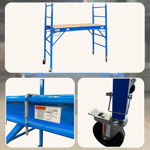Blue Mobile Safety High Scaffold / Ladder Tool - 450kg