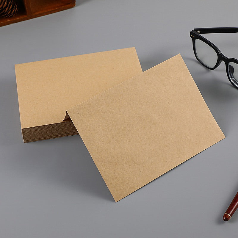 50 Pack Brown Kraft Wedding Invitation Envelopes with Peel & Seal Closure