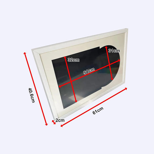 Vinyl Album Frame – LP Record Display Frame for Wall Mount or Desktop Music Artwork Décor