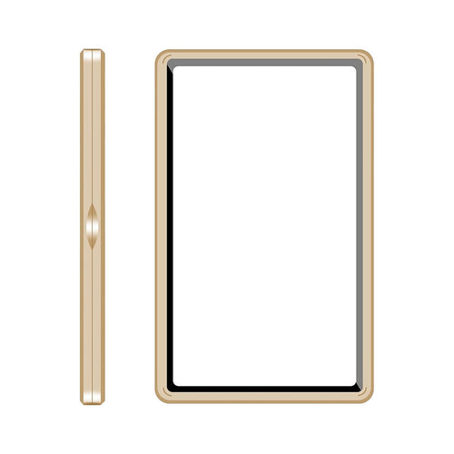 Metal Trading Card Case for PSA & CGC 35PT Slabs – Gold 4 Pack