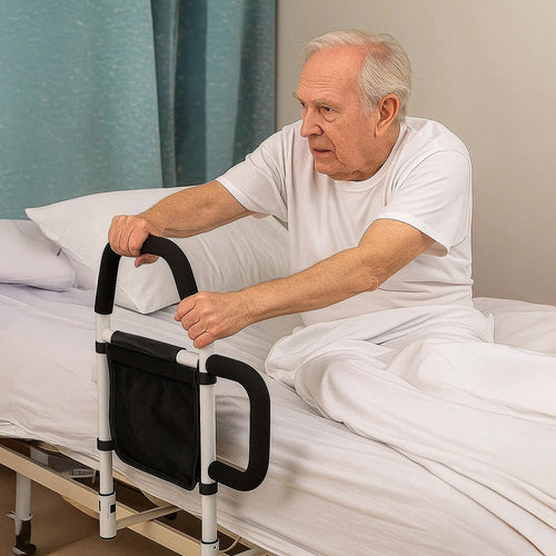 Adjustable Bed Rail for Elderly – Safety Support Bar for Adults & Seniors for Stable Bedside Assistance