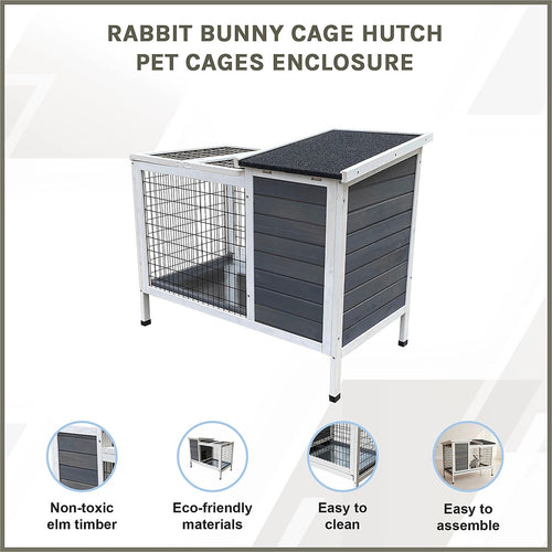 Rabbit Bunny Cage Hutch Pet Cages Enclosure