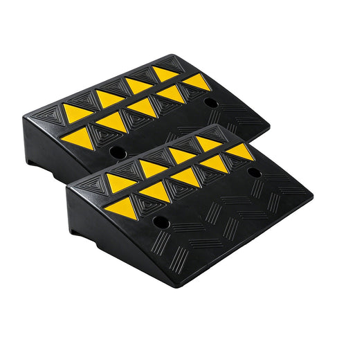 Rubber Curb Ramp 2 Pack 11cm Driveway Threshold Ramps