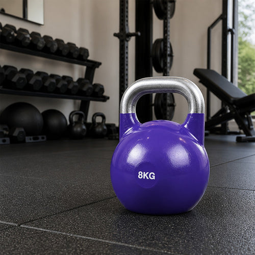 8kg Pro-Grade Steel Kettlebell – Heavy Duty Strength Training