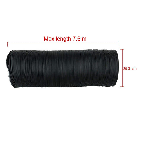 Flexible Aluminium Ducting 20.3cm x 7.6m – 4-Layer Vent Hose for HVAC & Dryers