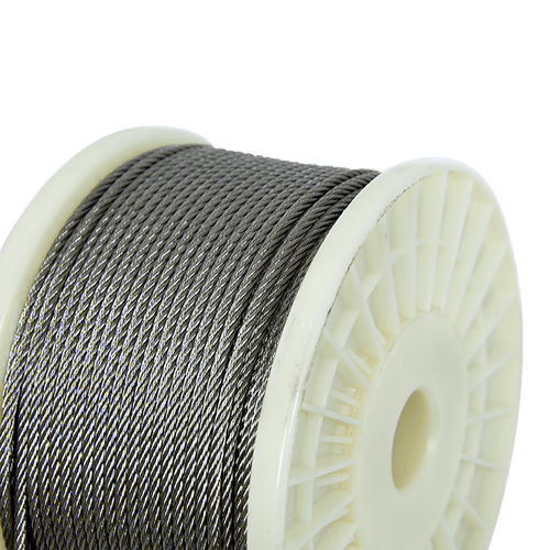 50M 316 Marine Stainless Steel Wire Rope Cable Decking Balustrade Rigging 7x19 4mm