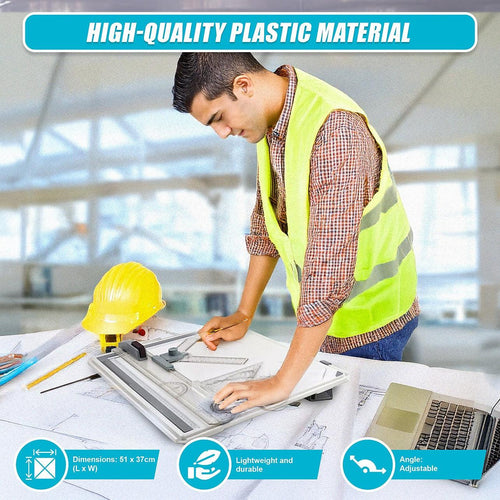 A3 Drawing Board Table with Parallel Motion and Adjustable Angle Drafting