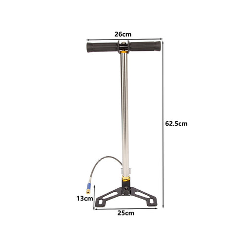 3 Stage PCP Hand Air Pump 4500 PSI High Pressure Stainless Steel Pump