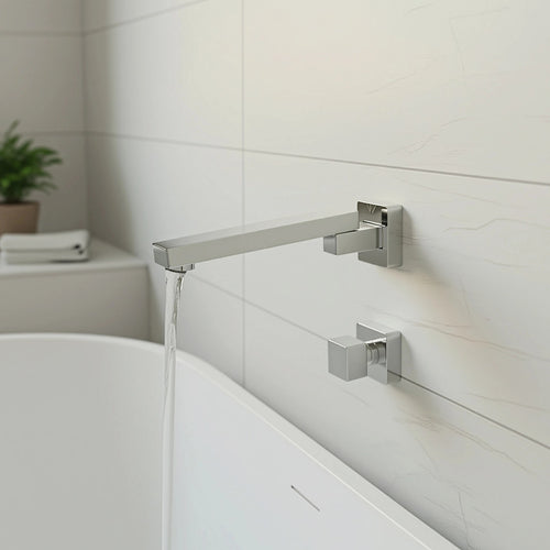 Bath In Wall Swivel Spout in Chrome Finish