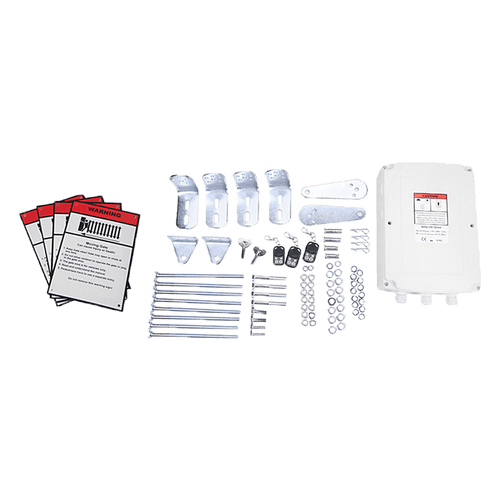 1200KG 10W Solar Double Swing Auto Motor Remote Gate Opener