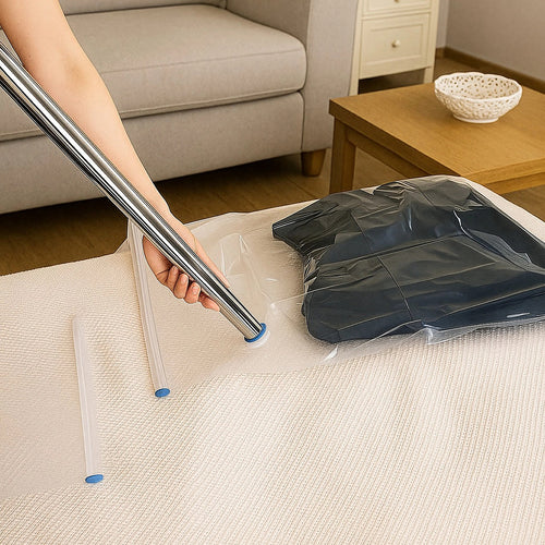 10X Jumbo Vacuum Storage Bags – Space Saver Seal Bags for Clothes, Bedding, Blankets and Travel Organisation