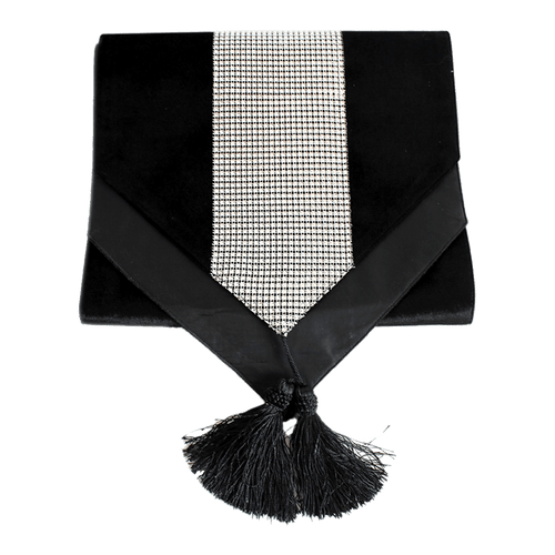 72" Velvet Table Runner + Dining Placemats Table Place Mats Decor