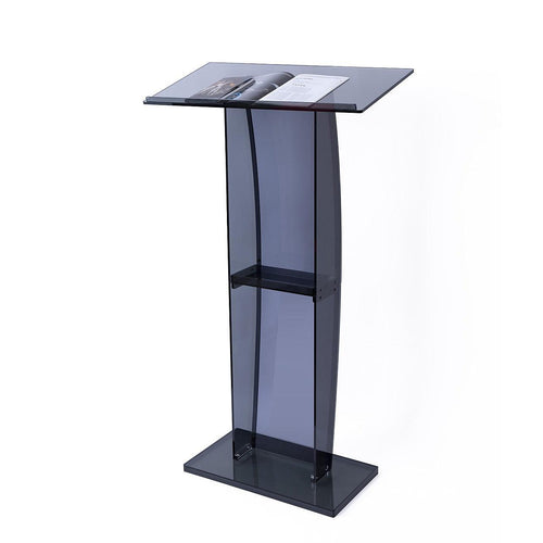 120cm Acrylic Podium Stand Black