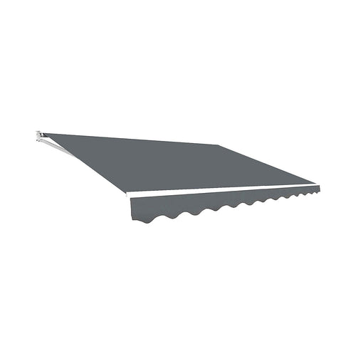 Outdoor Awning Grey - 4x2.5m Retractable Sunshade