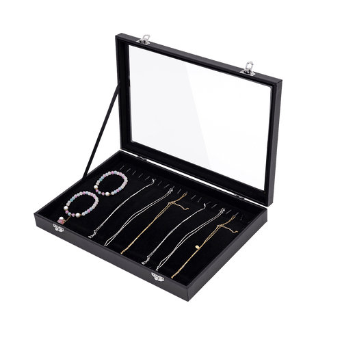 Jewellery Display Box Case for Rings Bracelets Necklaces Retail