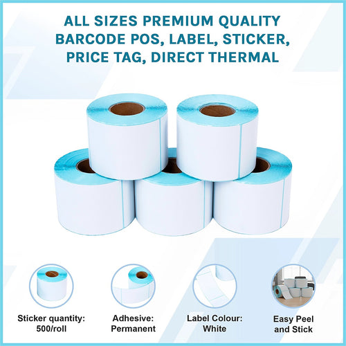 Premium Quality Barcode POS Labels, Stickers & Price Tags – Direct Thermal 80 x 40mm