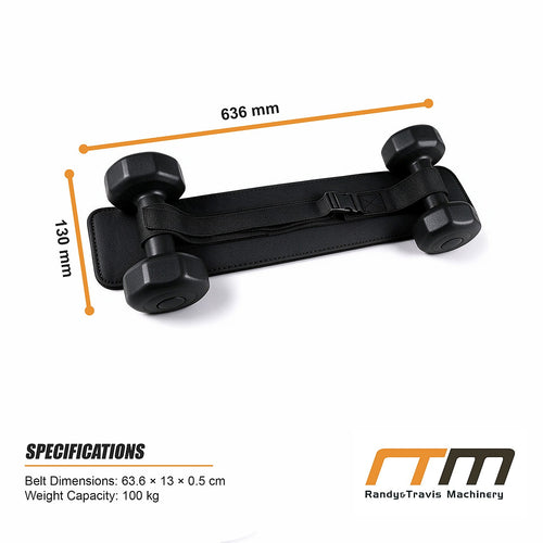 Hip Thrust Belt for Dumbbells & Kettlebells Glute Workout