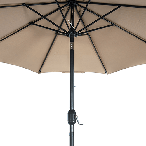 9FT Patio Umbrella Outdoor Garden Table Umbrella with 8 Sturdy Ribs