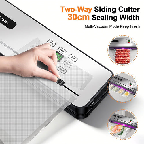 Cordless Food Vacuum Sealer Machine Dry & Wet with 30 Bags