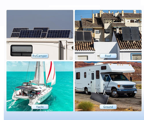 71cm Solar Panel RV Tilt Mount Brackets Roof Flat Surface