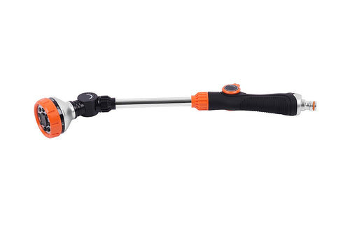 Garden Hose Wand 47cm 8 Spray Patterns Aluminium