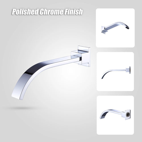 180mm Bath Spout Polished Chrome Finish