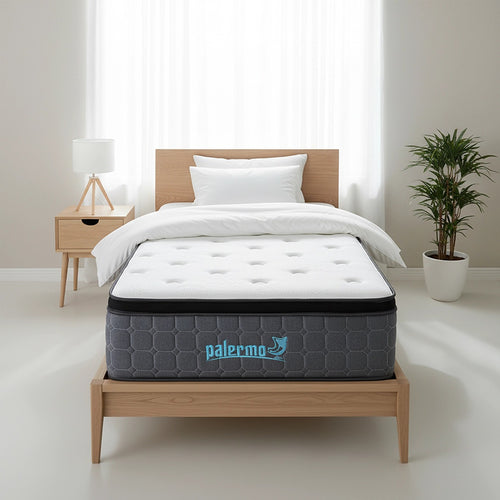 Single Euro Top Pocket Spring Mattress – Motion Isolation & Certified Foam Comfort Layers